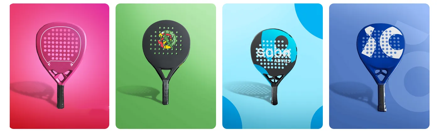 Individuelles Design von Padelschlägern