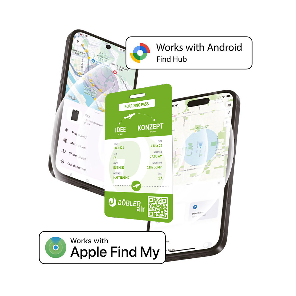 Bluetooth-Tracker Karte "DualTag"